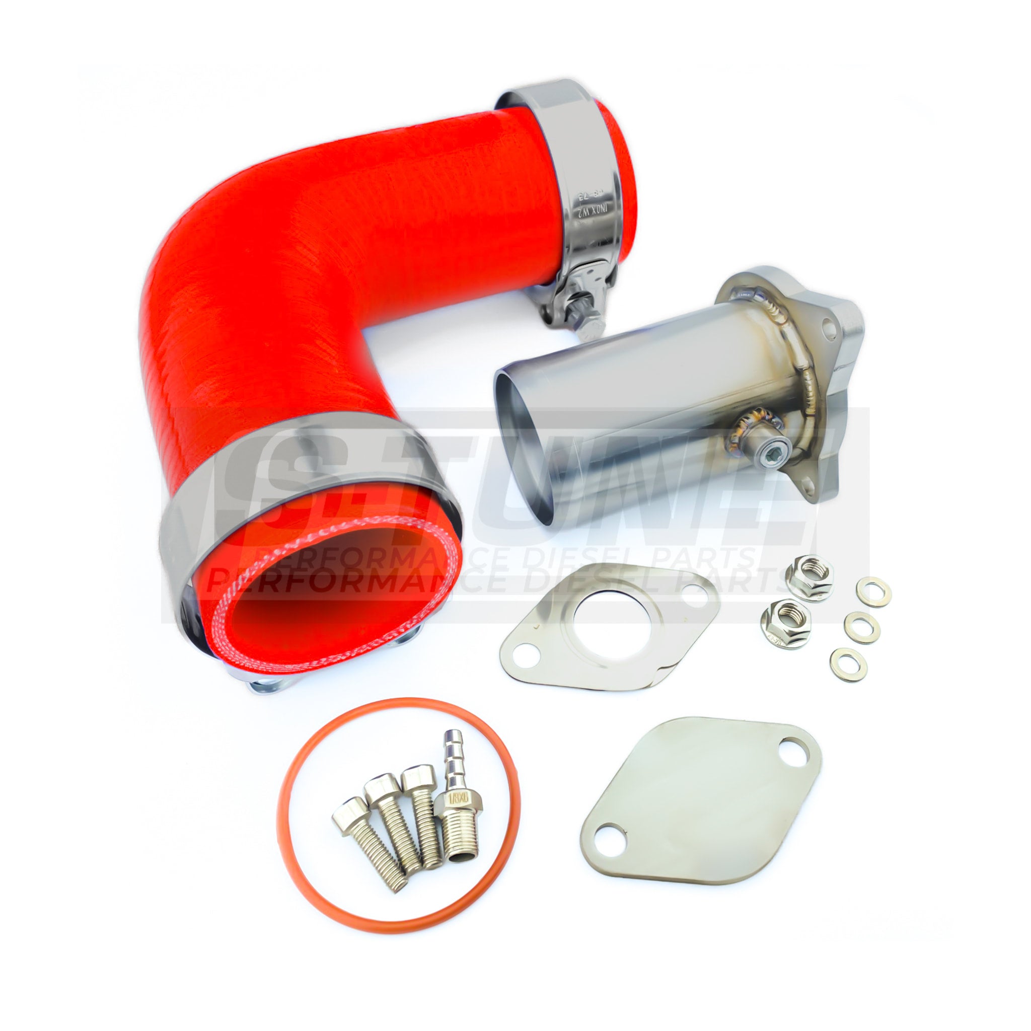 1.9 TDI 57mm EGR Delete Kit With Silicone Elbow PD130 PD150